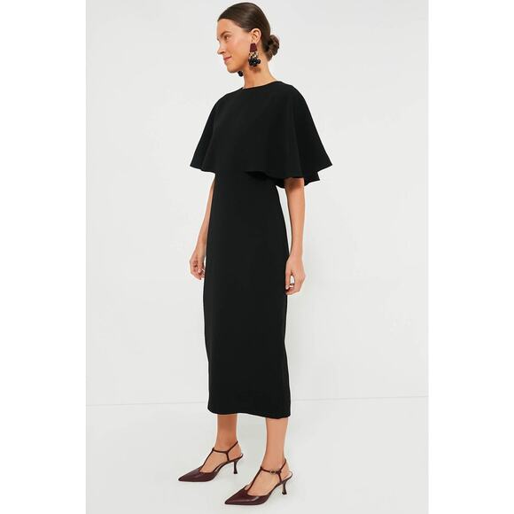 TUCKERNUCK Black Cape Leah Dress Size 6 NWT Retail $228 Tuckernuck - Picture 5 of 8